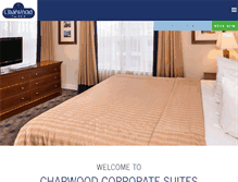 Tablet Screenshot of charwoodsuites.com
